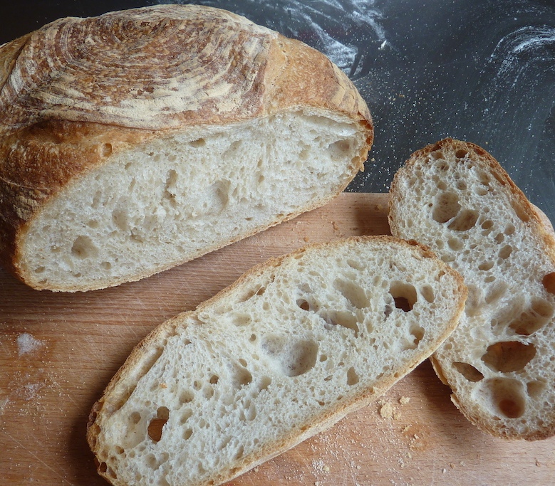 You could be making wonderful open textured sourdough like this is under 2 days!